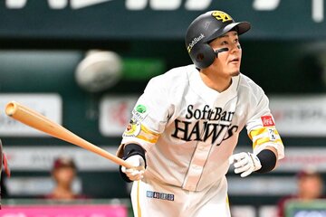 ソフトバンクのリーグ連覇に貢献した牧原大成