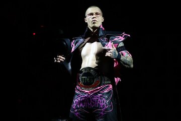 TNT王者のカイル・フレッチャー （ⒸAll Elite Wrestling）