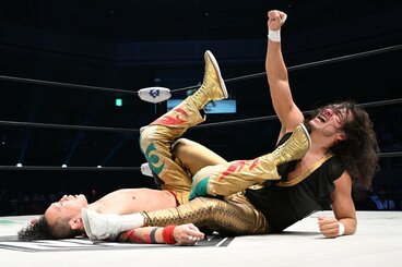 丸藤正道に勝利し新ナショナル王者になったルイス・マンテ
