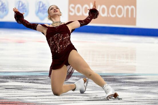 首位発進したアンバー・グレン（ロイター）