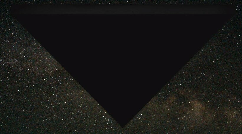 正三角形の物体をFBIがデジタルレンダリングした画像（米国防総省のホームページから）