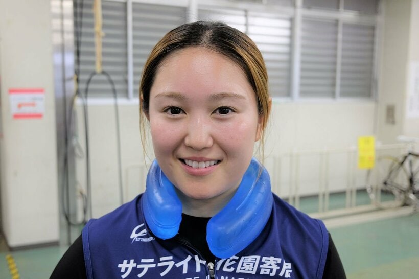 猛暑に苦戦する藤田まりあ
