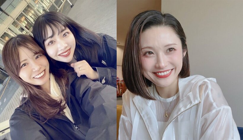 からつボート新ピットリポーターの（左から）西野仁美さん、増山澄佳さん、森田遥香さん