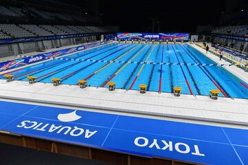  東京五輪で水泳競技の会場となる東京アクアティクスセンター（写真はイメージ）