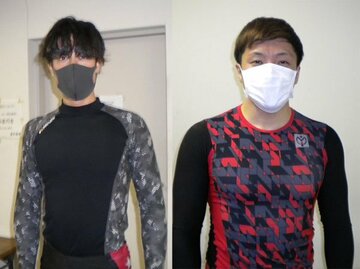  町田太我（左）と佐々木悠葵