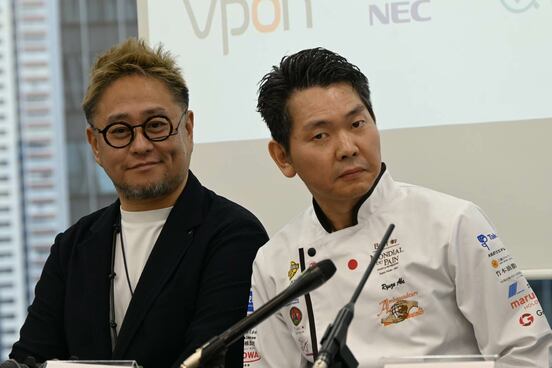 （左から）小原将輝氏、安倍竜三氏