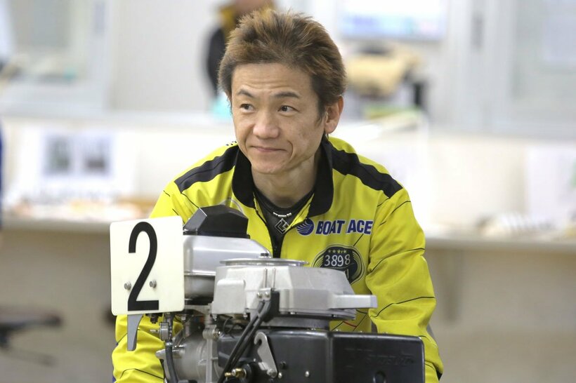 良機ゲットににんまりの平田忠則