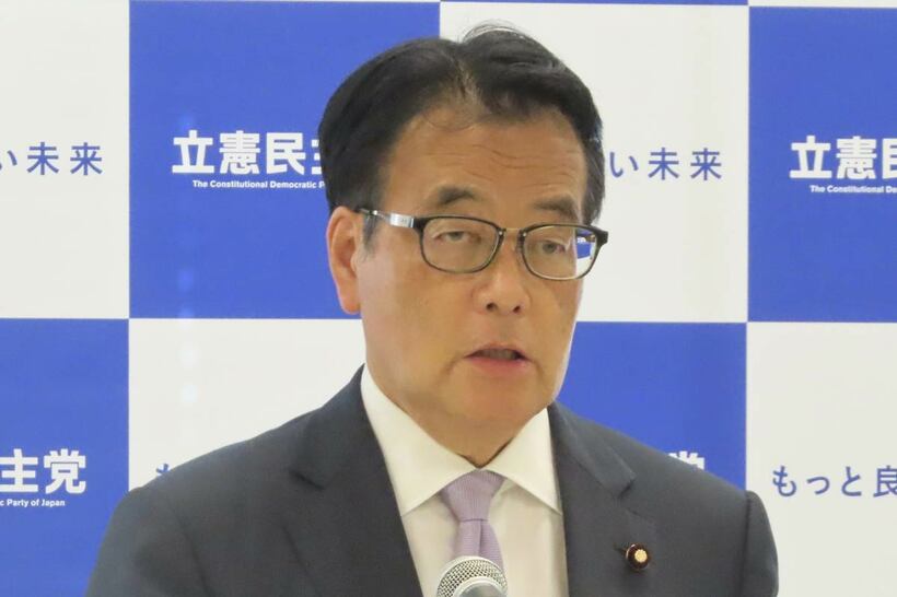 立憲民主党の岡田克也幹事長