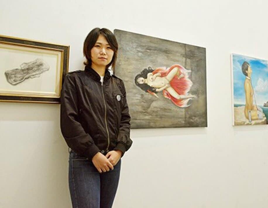  エロすぎる絵画展を開催した牧田恵実さん