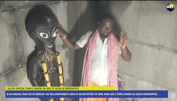 寺院を設立したシッダール・バキヤ氏（NBSタイムズのユーチューブチャンネルから）