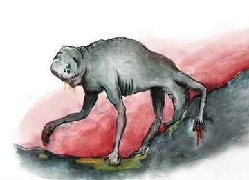  ヌルヌルした肌を持つ巨大な生き物「アミクック」