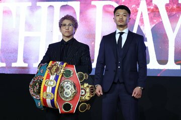 井上尚弥（左）と中谷潤人