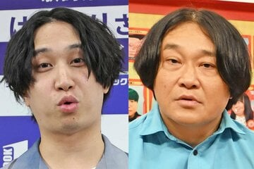 似てる？はっとり（左）と永野