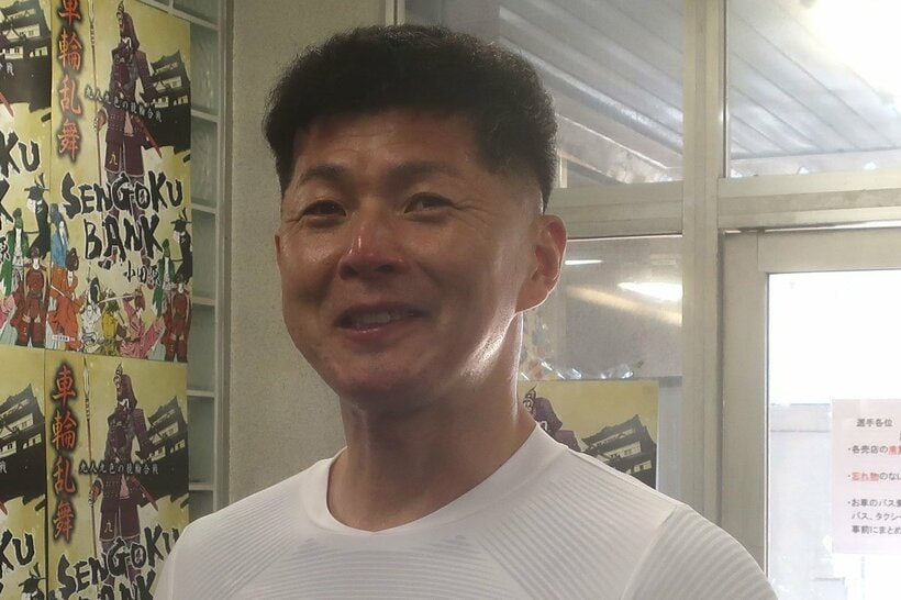 完全Ｖに王手をかけた地元の松谷秀幸