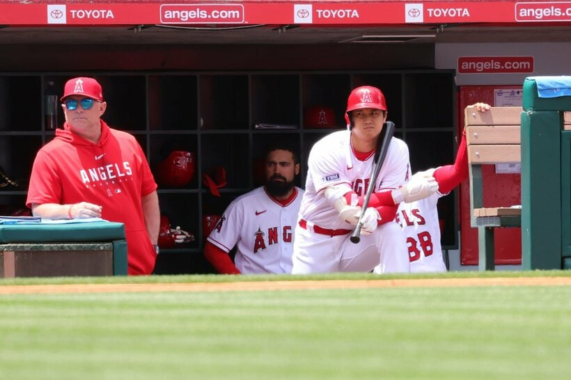 もう大谷はベンチにいないはずだが…