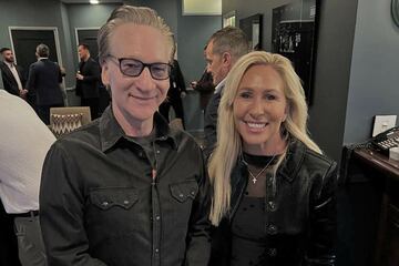 グリーン下院議員（右）とビル・マー（グリーン氏のインスタグラムから）