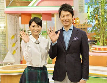 「ゴゴスマ」のＭＣを務める石井亮次アナ（右）と古川枝里子アナ
