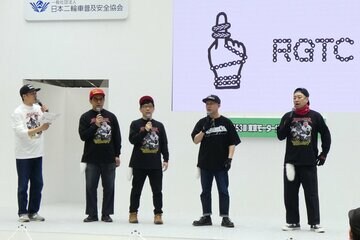 （左から）キクチウソツカナイ。、LLRの伊藤智博、バッファロー吾郎の竹若元博、パタパタママの下畑博史、レイザーラモンRG