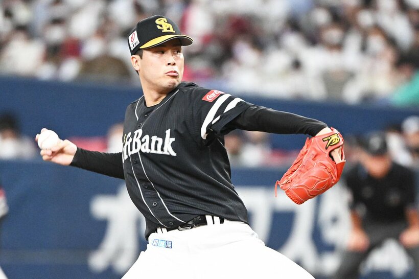 今季は中継ぎでフル回転したソフトバンク・藤井