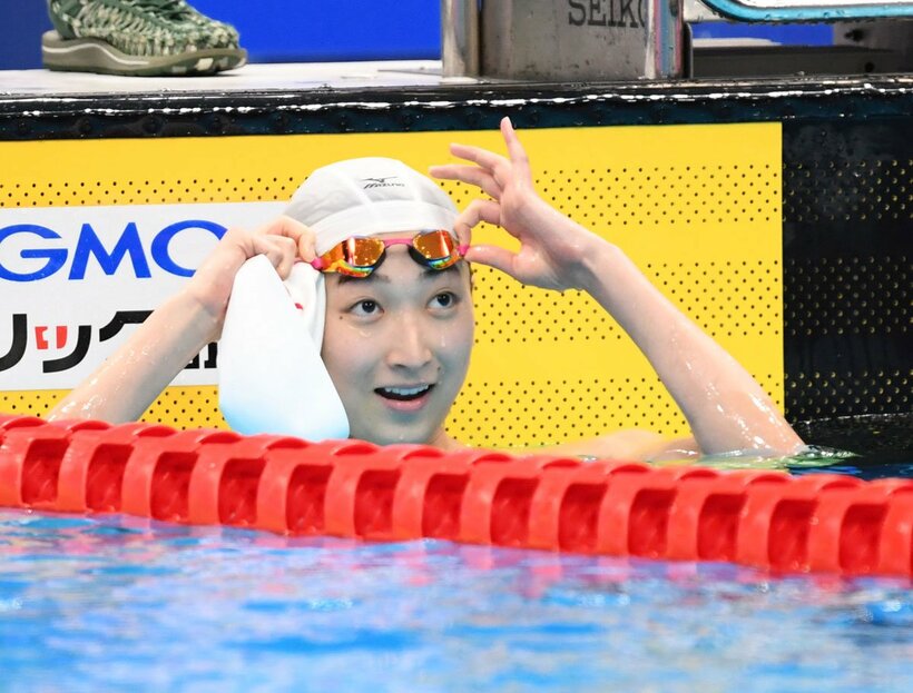  レースに出場した池江璃花子