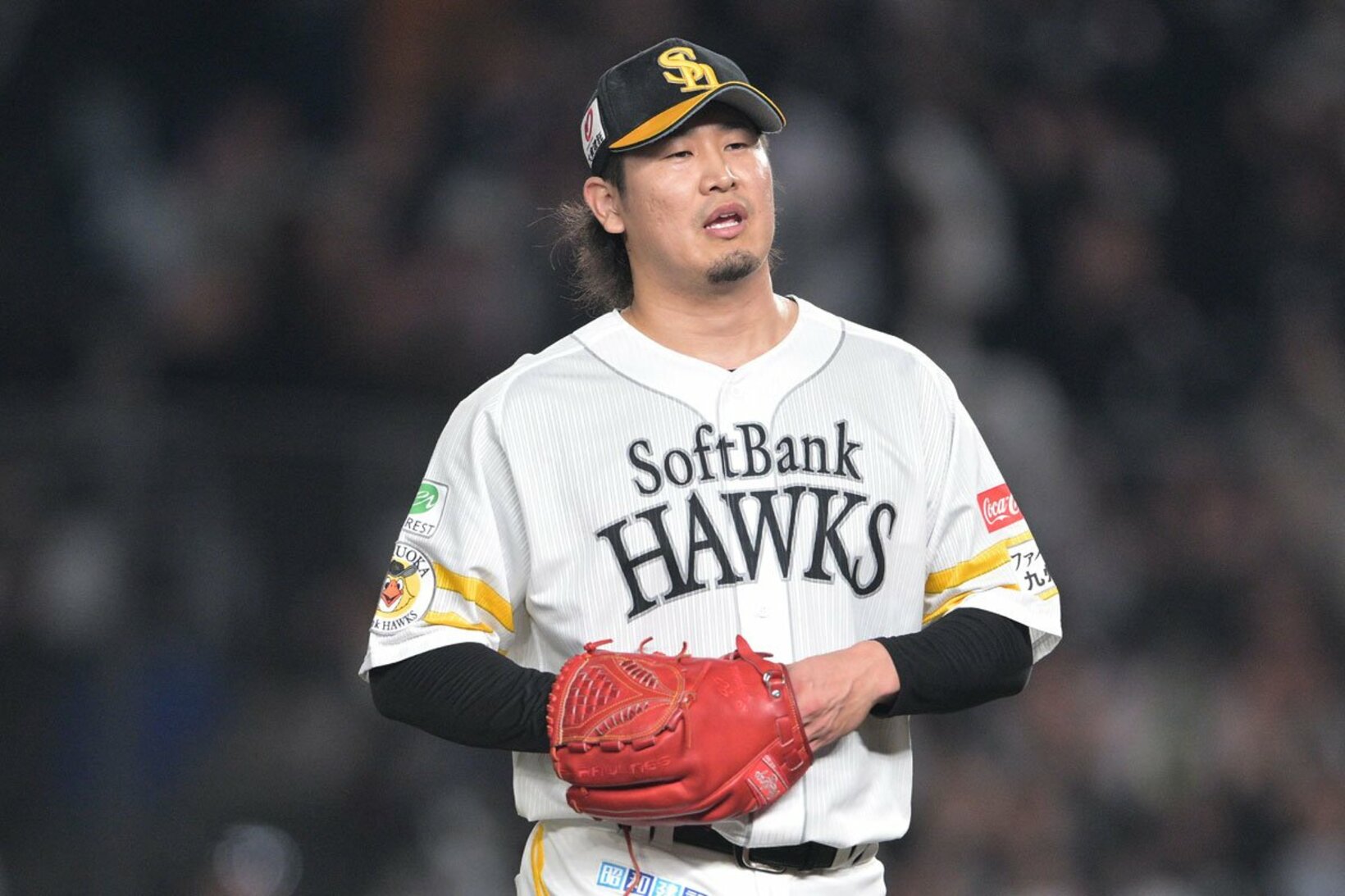 打たれて呆然の杉山一樹