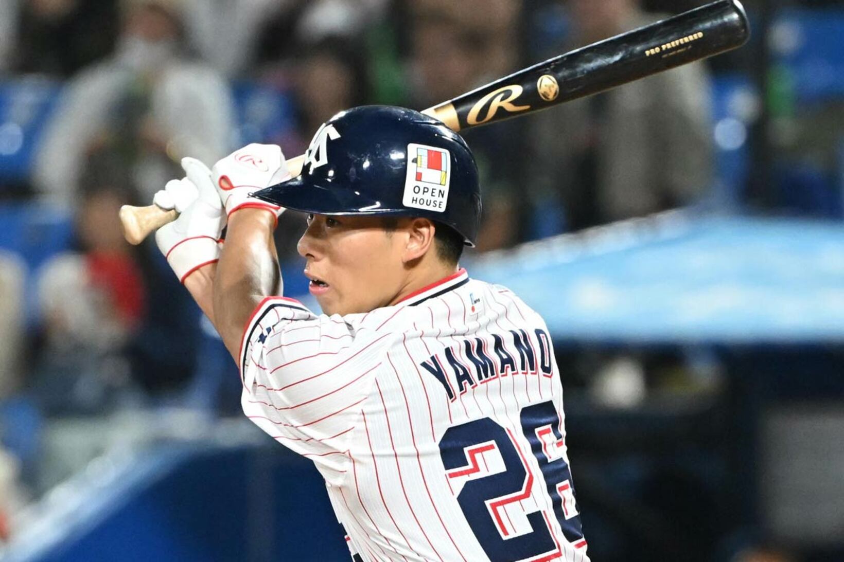 内野安打を放った山野太一