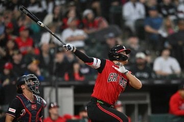 村上宗隆のバッティングに弱点が…（ロイター）