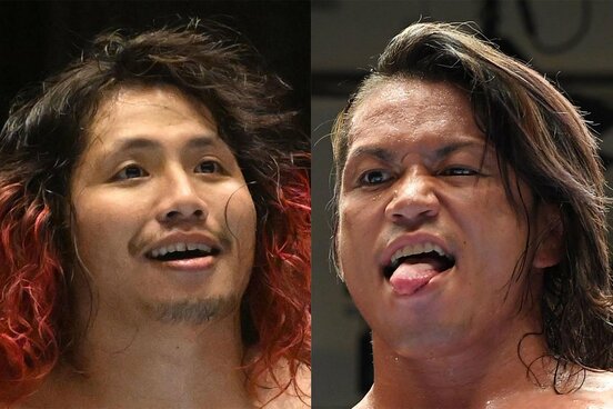 高橋ヒロム（左）と石森太二