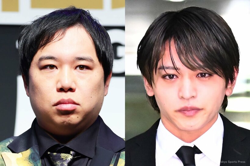 霜降り明星・せいや(左)と、timelesz・猪俣周杜