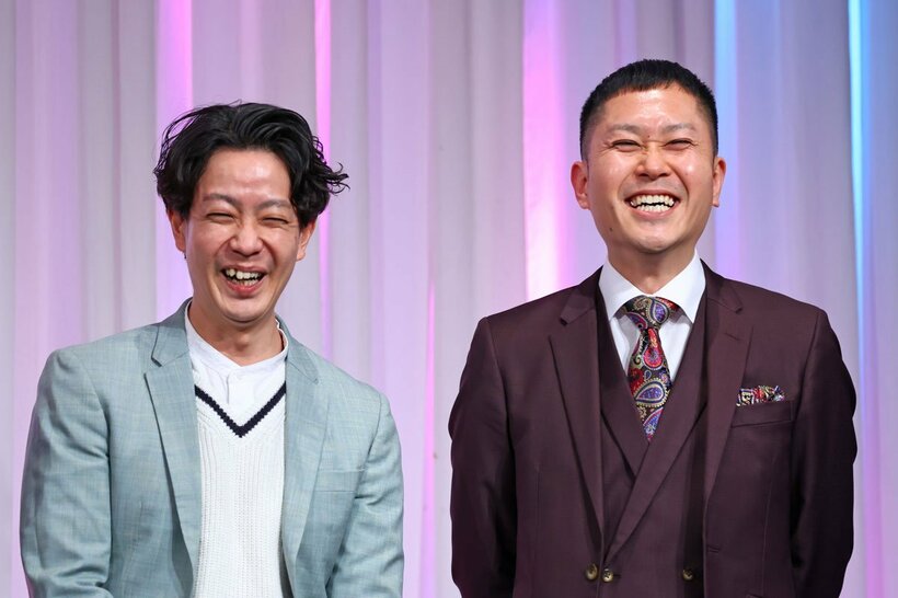 ドンデコルテの小橋共作（左）と渡辺銀次
