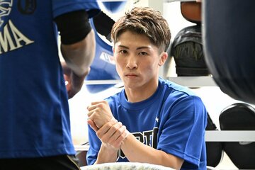 、練習公開を短時間で終えた井上尚弥