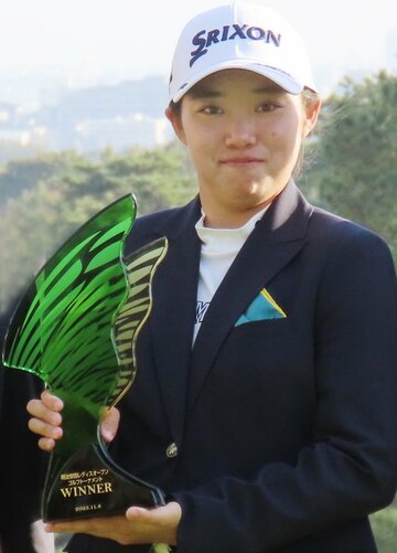 優勝した岩永杏奈