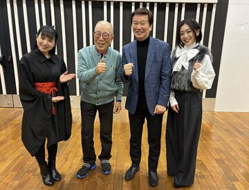 （左から）西村知美、小林克也、森田健作、酒井法子