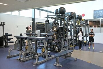 施設内のトレーニングルーム