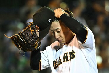 救援に失敗し降板する大勢