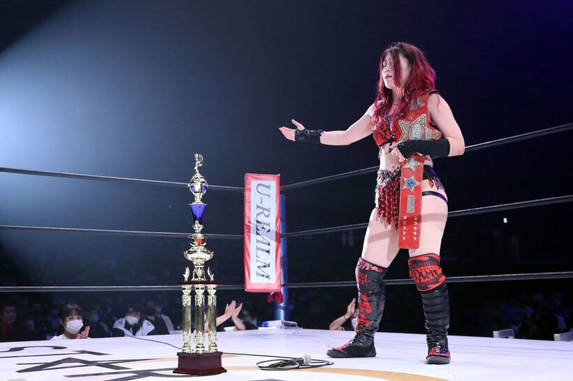  ワールド王座を防衛した林下詩美