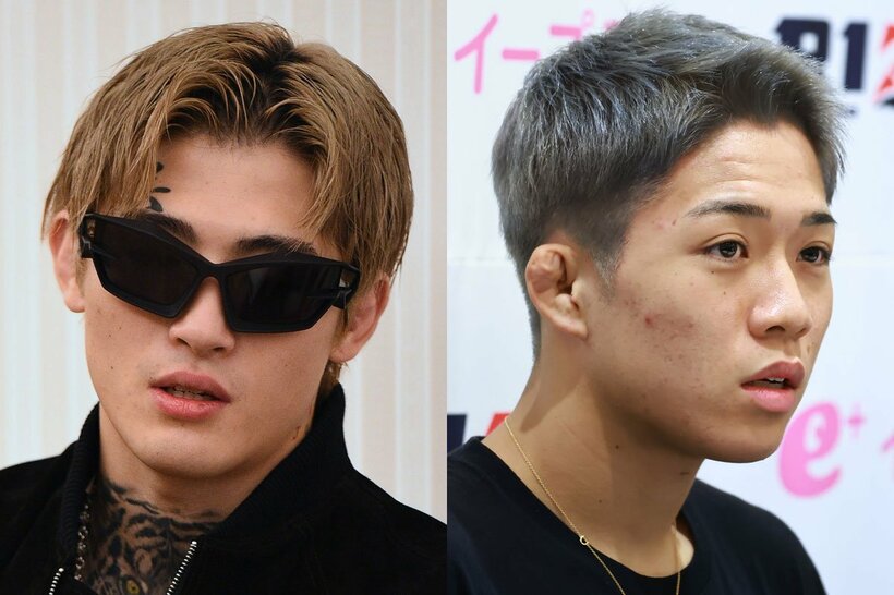 ともに東京ドームでの対戦を熱望している平本蓮(左)と秋元強真