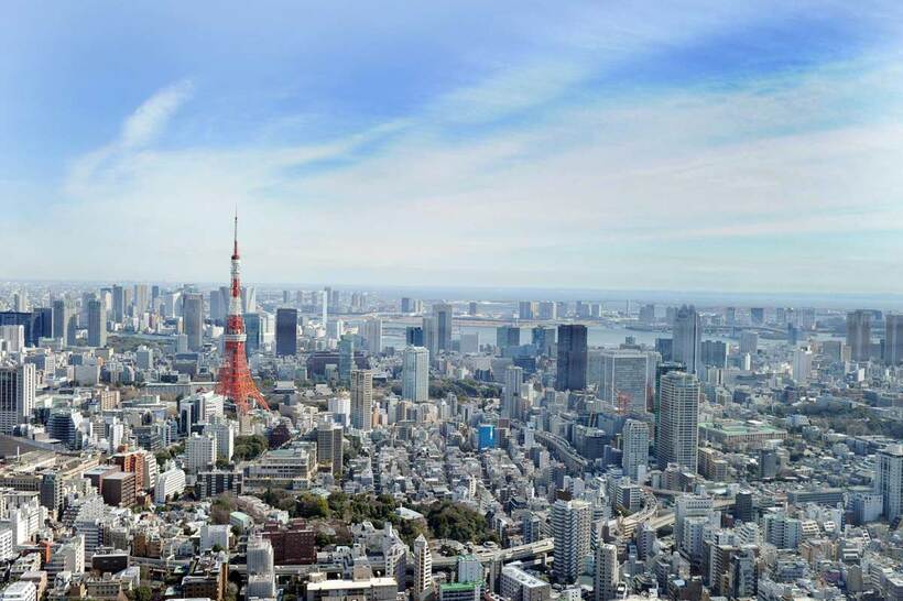 六本木ヒルズから望む東京の街並み…首都直下地震はいつ起きてもおかしくない