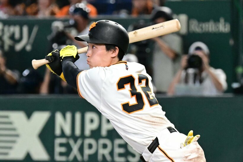 チームの大勝に貢献した巨人・浦田俊輔