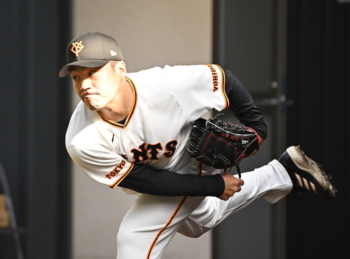 巨人】則本昂大 ブルペンで100球と熱投 隣で力投していた田中将大に
