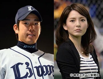バースデー入籍を報告した菊池と深津キャスター