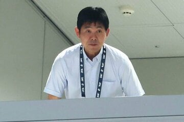 Ｊ１の町田ー浦和を視察に訪れた森保監督