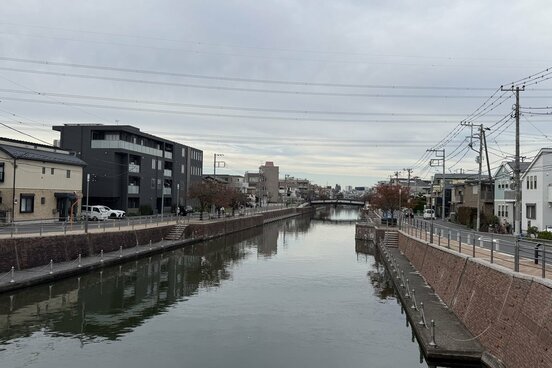 11月6日朝にイノシシの目撃情報があった千葉・浦安市の堀江地区