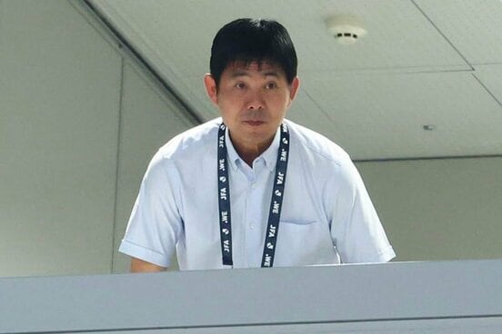 J1の町田ー浦和を視察に訪れた森保監督