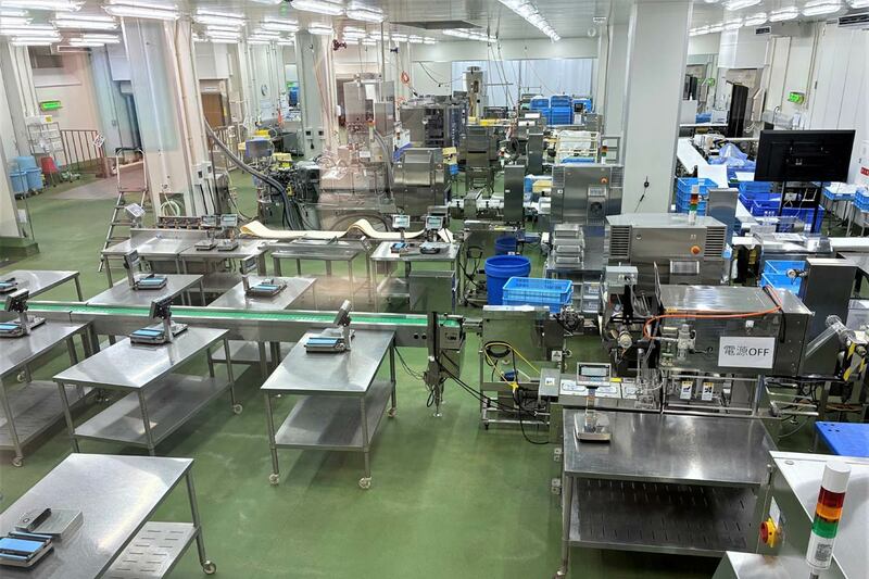 明太子の製造工場