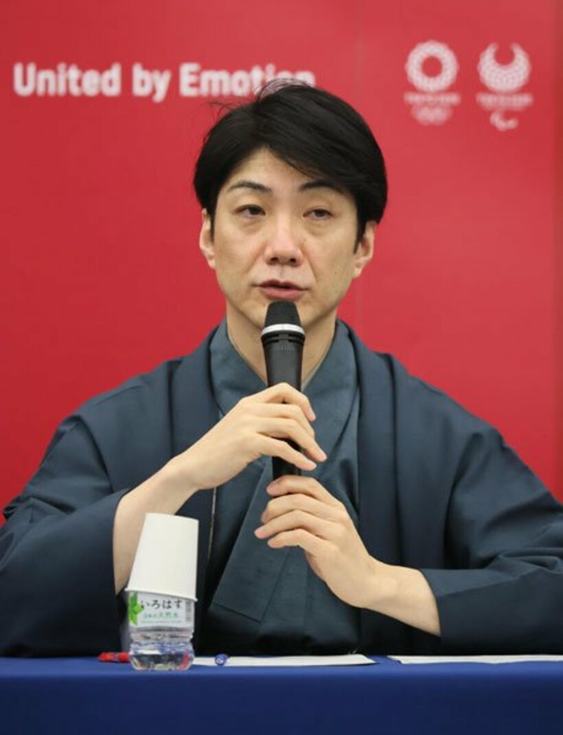  無念の野村萬斎（代表撮影）