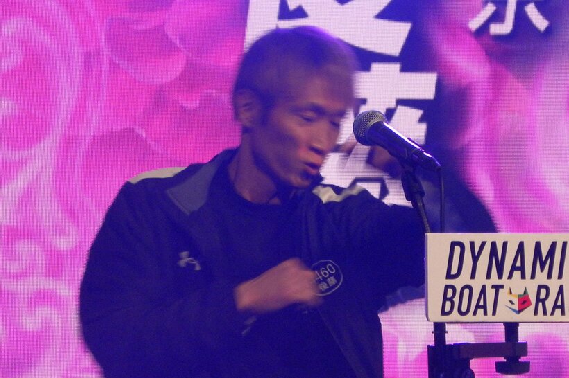 オープニングセレモニーであいさつする後藤翔之