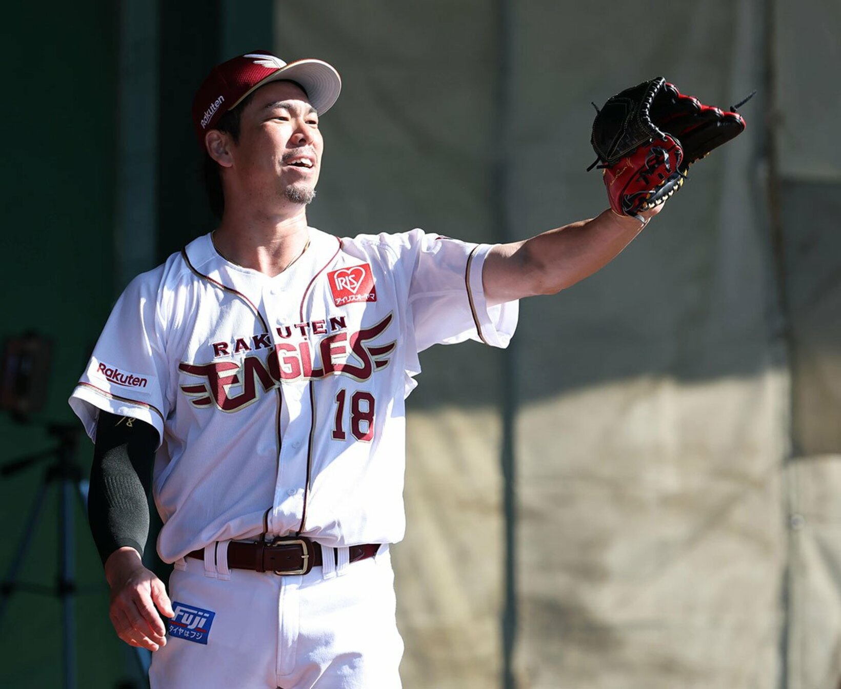 楽天１年目のキャンプで、順調に調整を進めた前田健太