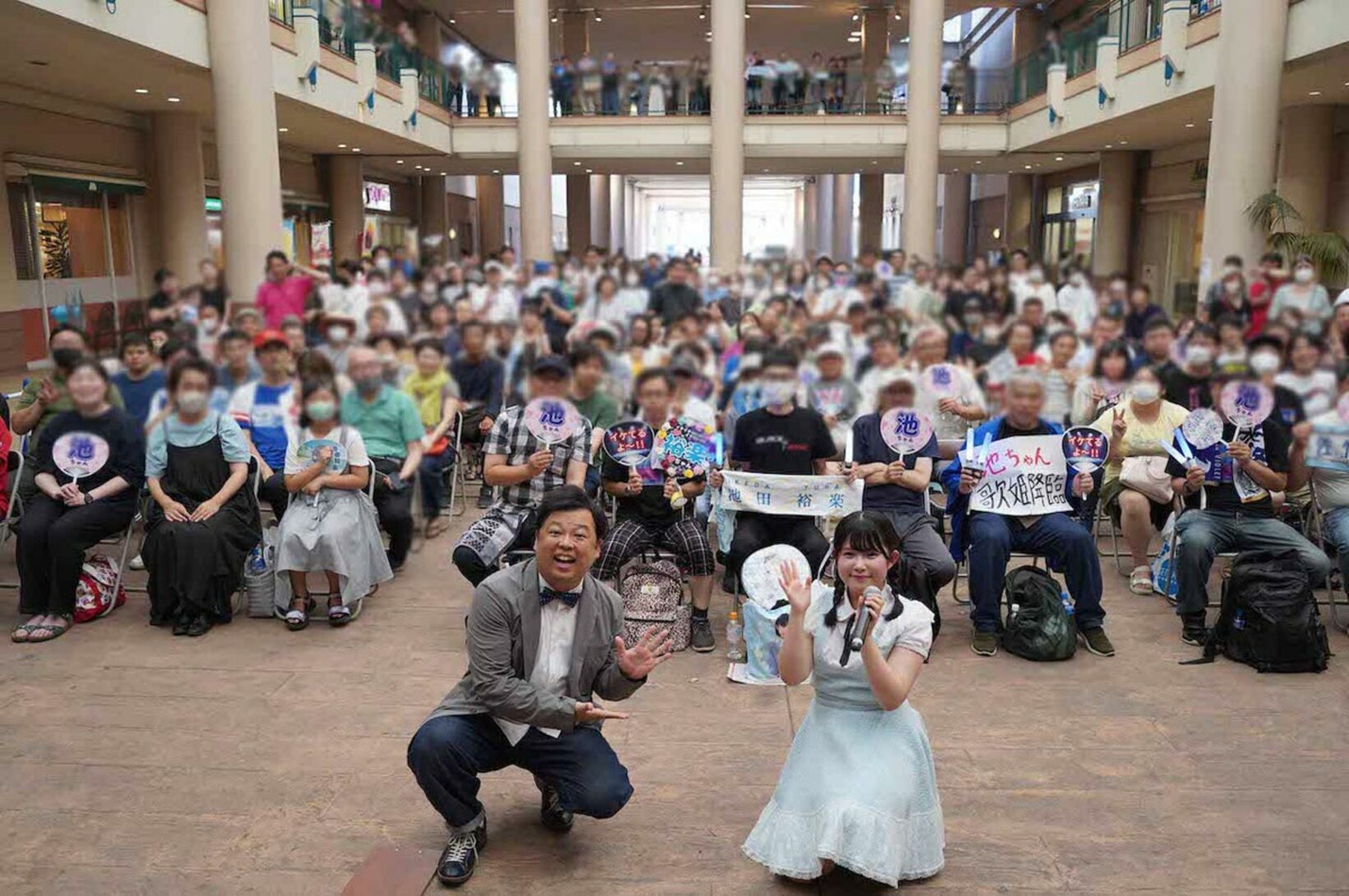 ＳＴＵ４８・池田裕楽が-ゆめタウン福山でスペシャルライブを開催した