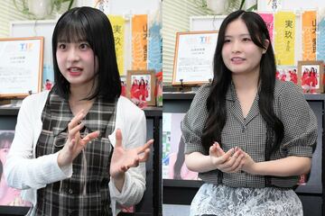 鈴川瑠菜（左）と詩絵里